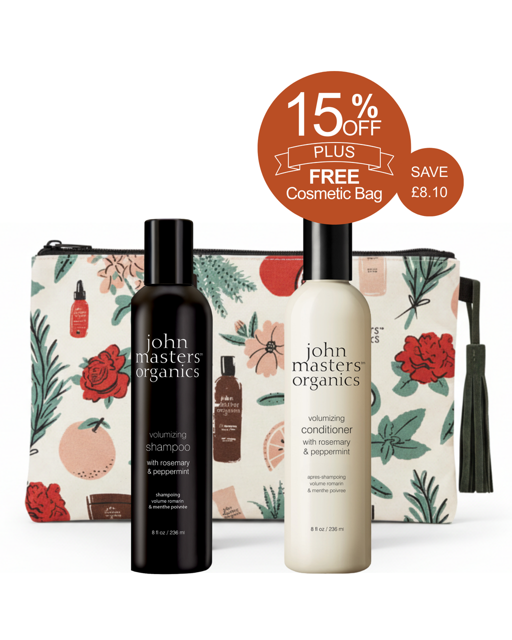 Volumizing Duo with FREE cosmetic bag