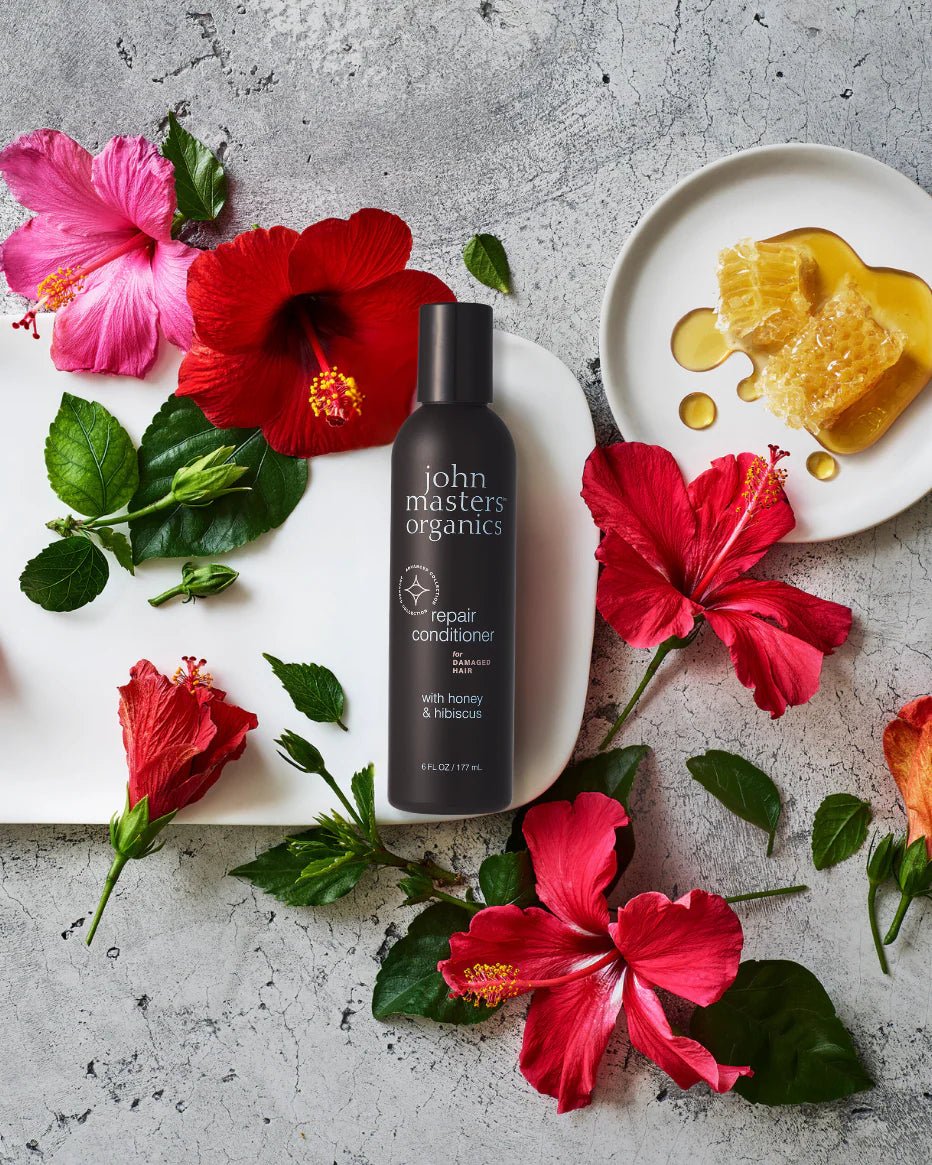 Repair Conditioner for Damaged Hair with Honey & Hibiscus - John Master Organics UK