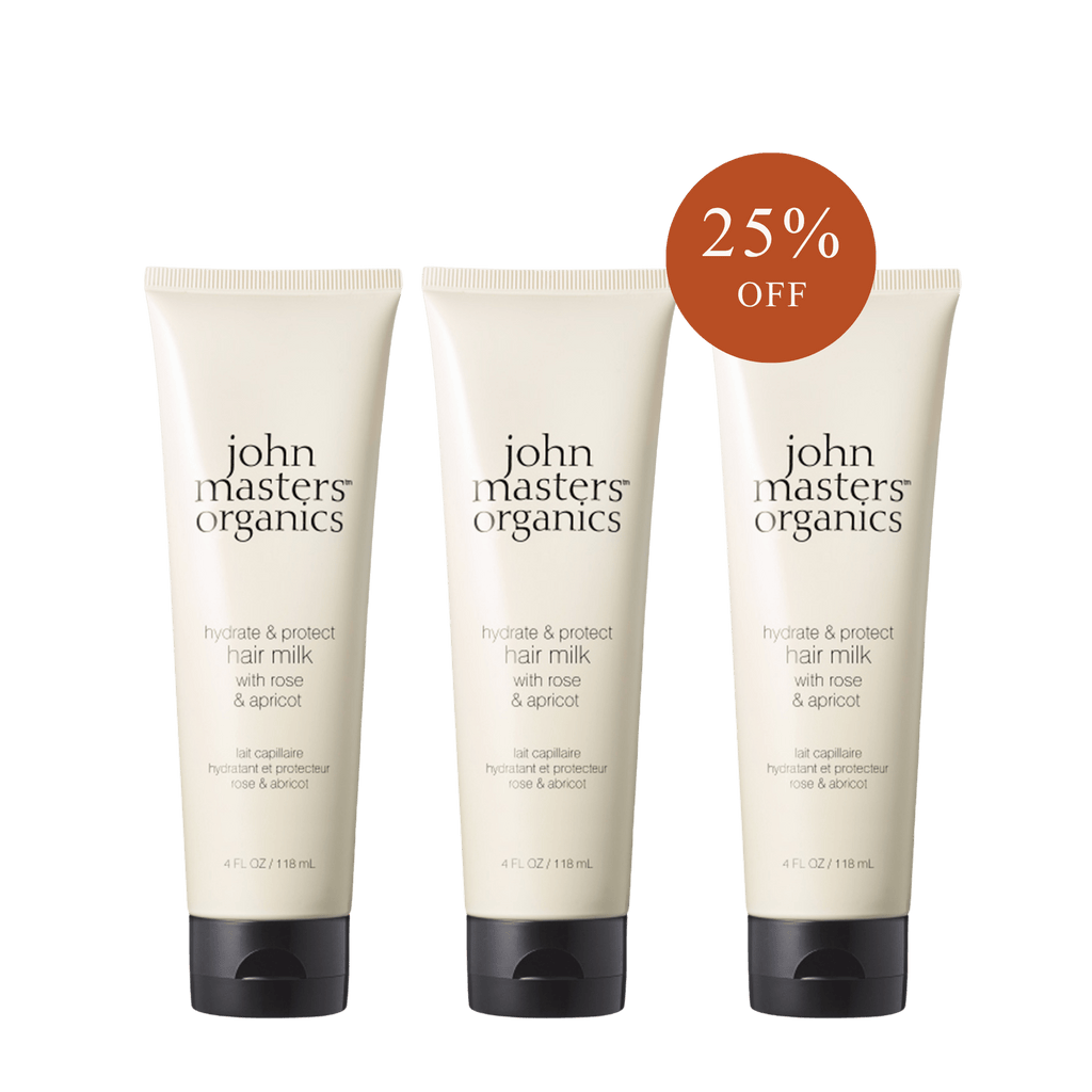 Hydrate & Protect Hair Milk with Rose & Apricot Bundle