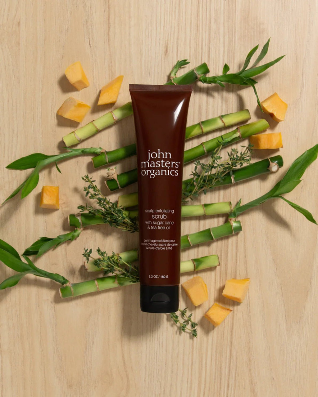 Scalp Exfoliating Scrub with Sugar Cane & Tea Tree Oil - John Master Organics UK