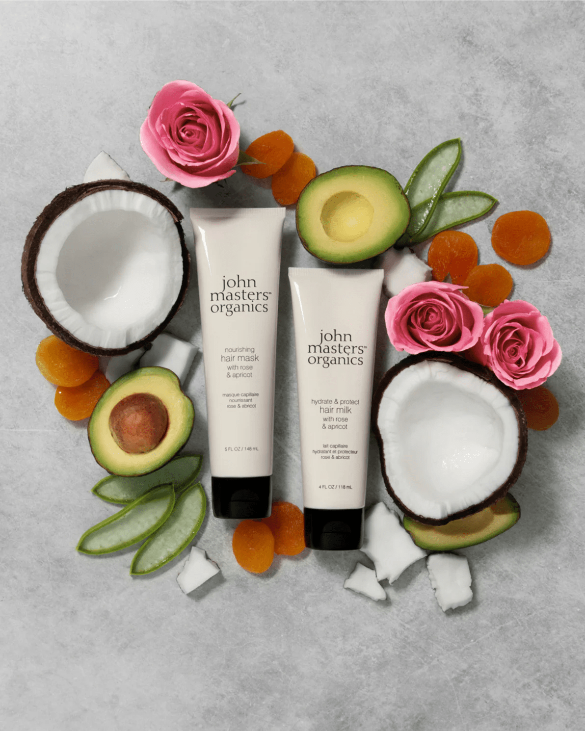 Nourishing Hair Mask with Rose & Apricot - John Master Organics UK